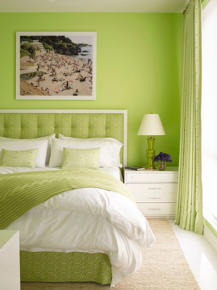 Apple green bedroom ideas # 3