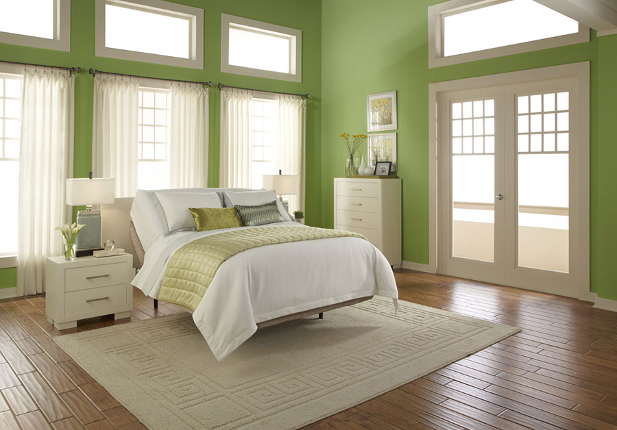 Apple green bedroom ideas # 2