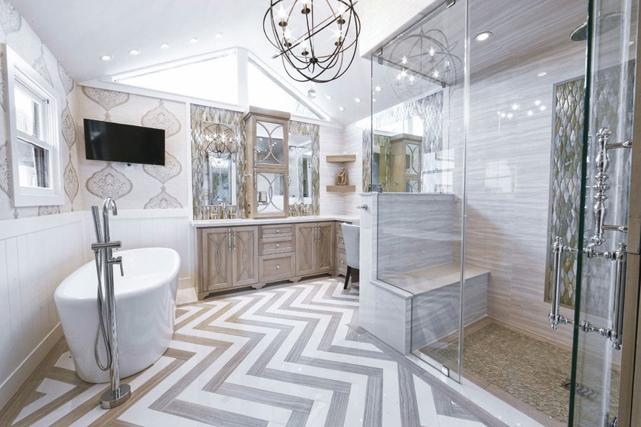 Modern classic bathroom decor ideas # 02