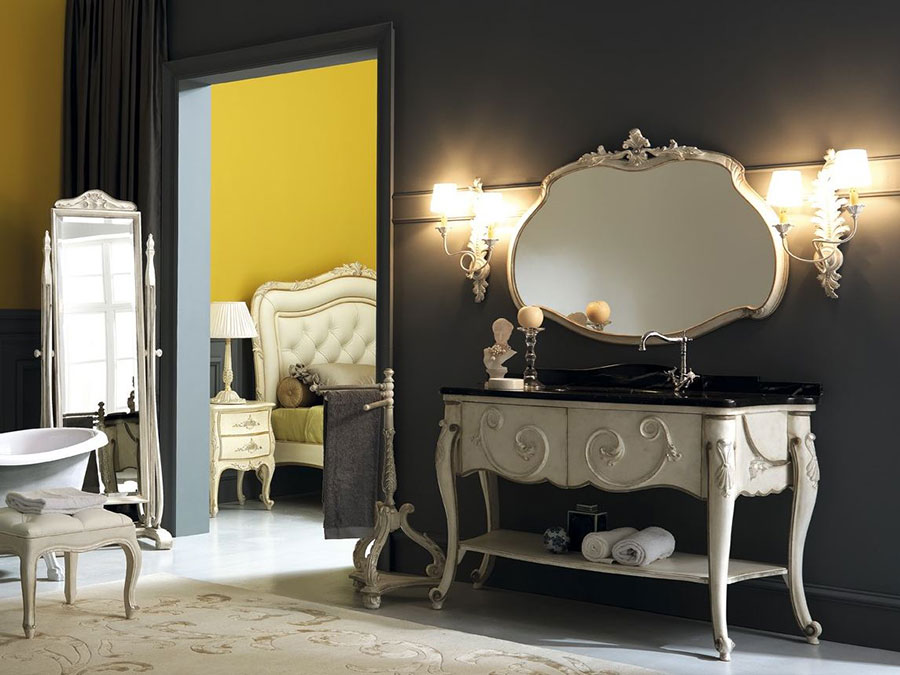 Elegant classic bathroom decor ideas # 04