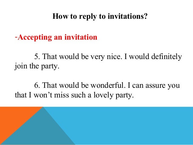 What Is Informal Invitation?